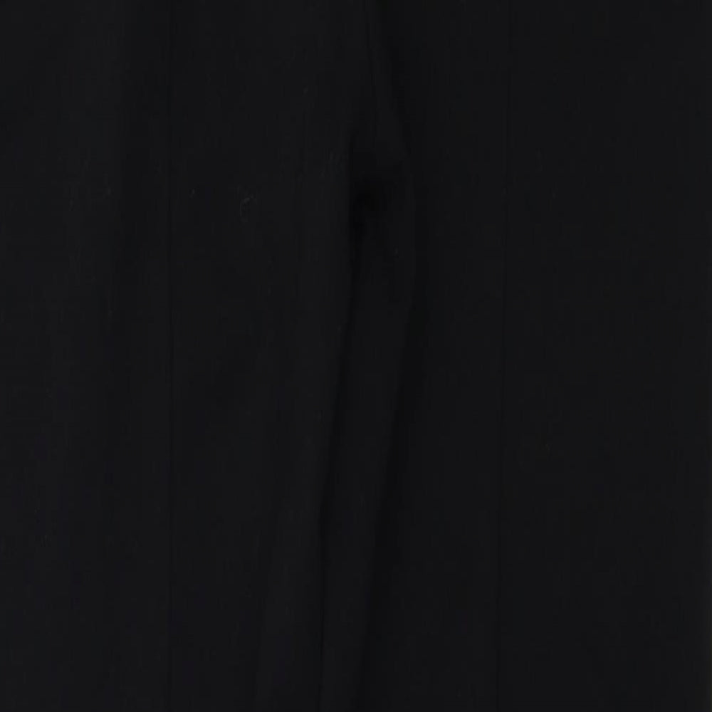 Preworn Womens Black Trousers Size 28 in L24 in