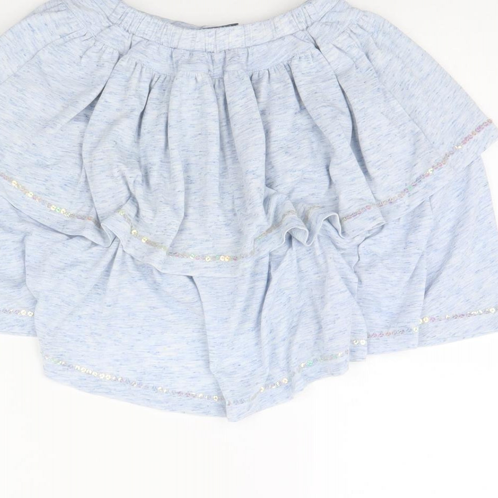 Little Dickins and Jones Girls Blue Mini Skirt Size 9 Years