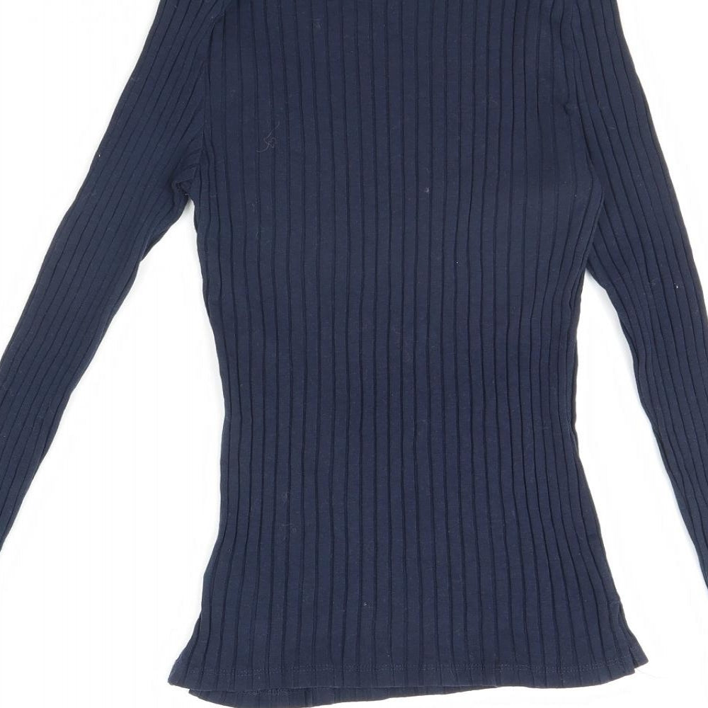 M&S Womens Blue Pullover Jumper Size 8