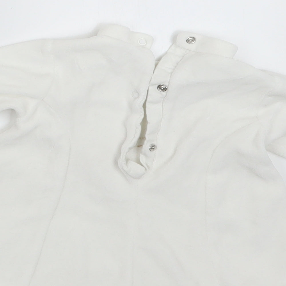 COCO Girls White A-Line Size 3-6 Months