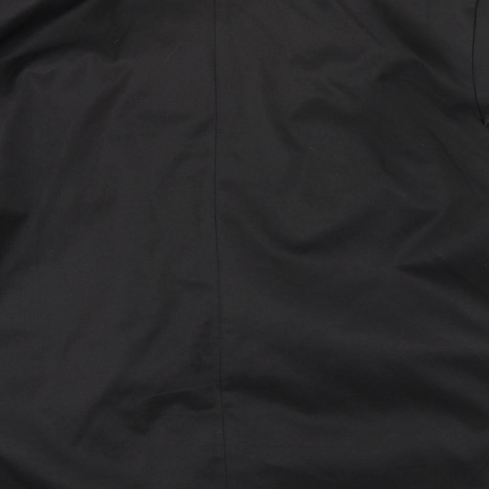 Van Shibuya Womens Black Overcoat Coat Size 2XL