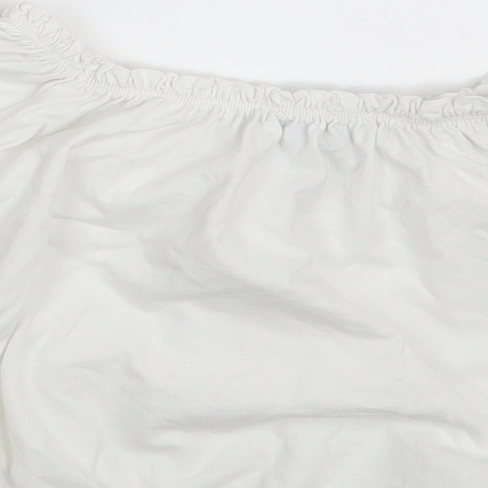Primark Womens White Basic Blouse Size 4