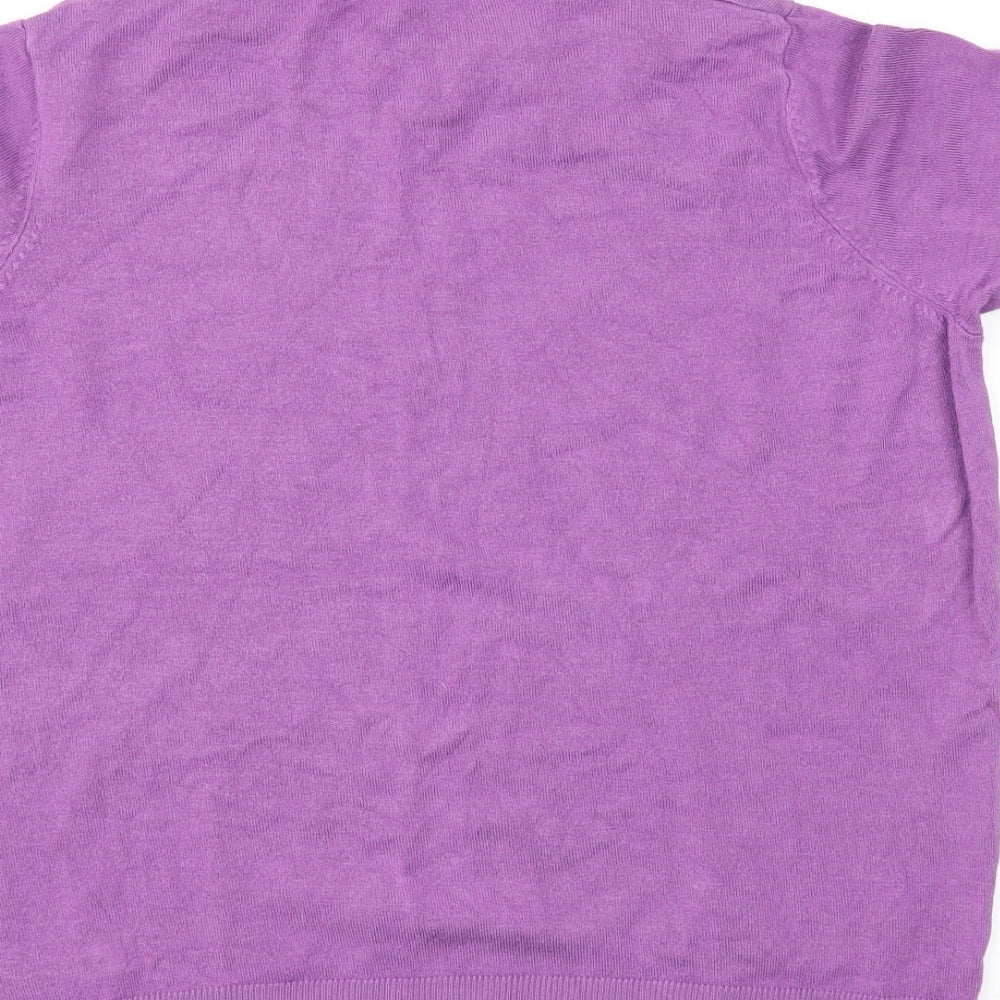M&S Womens Pink Basic T-Shirt Size 12