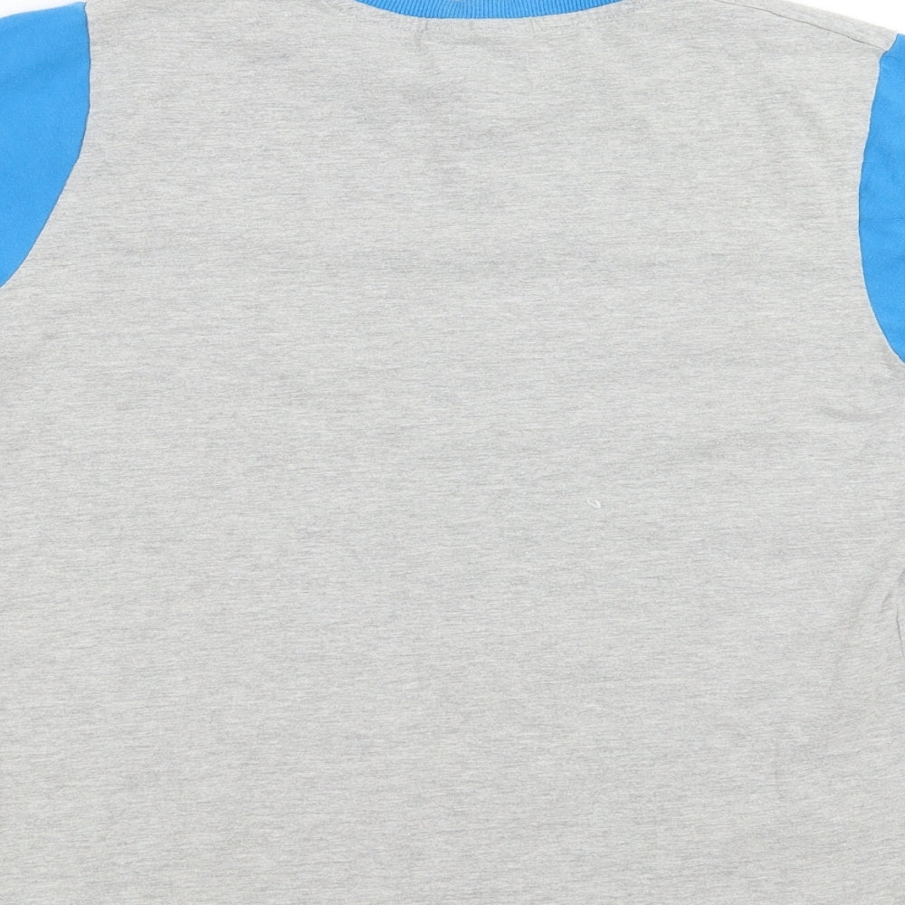 Matalan Boys Grey Solid Pyjama Top Size L - fortnite