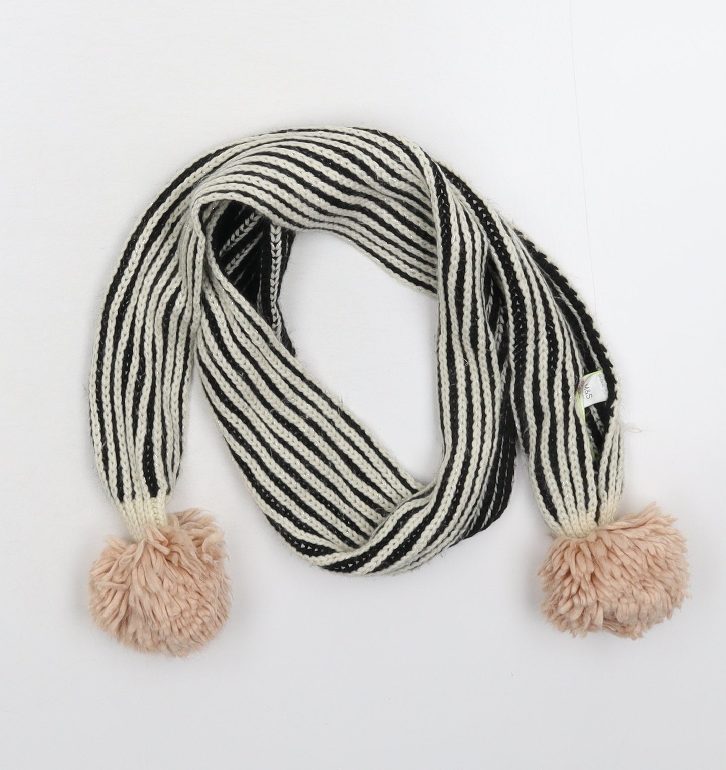 Marks and Spencer Girls Multicoloured Knit Scarf Scarves & Wraps One Size