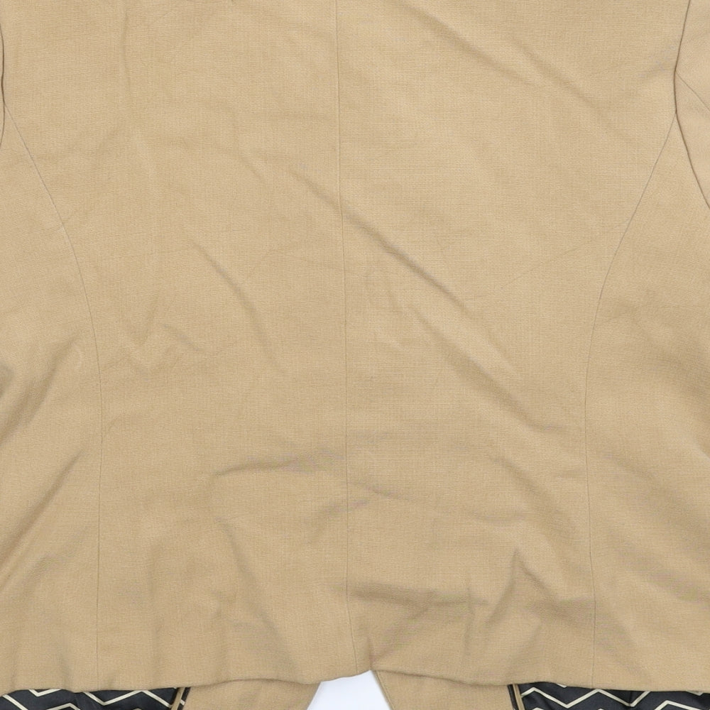 Marks and Spencer Womens Beige Jacket Suit Jacket Size 12
