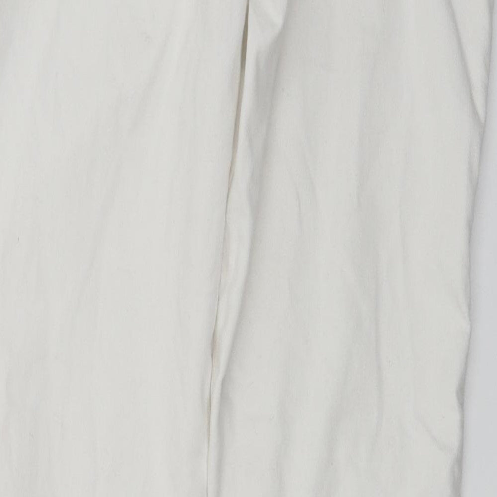 denim co Womens White Skinny Jeans Size 28 in L28 in