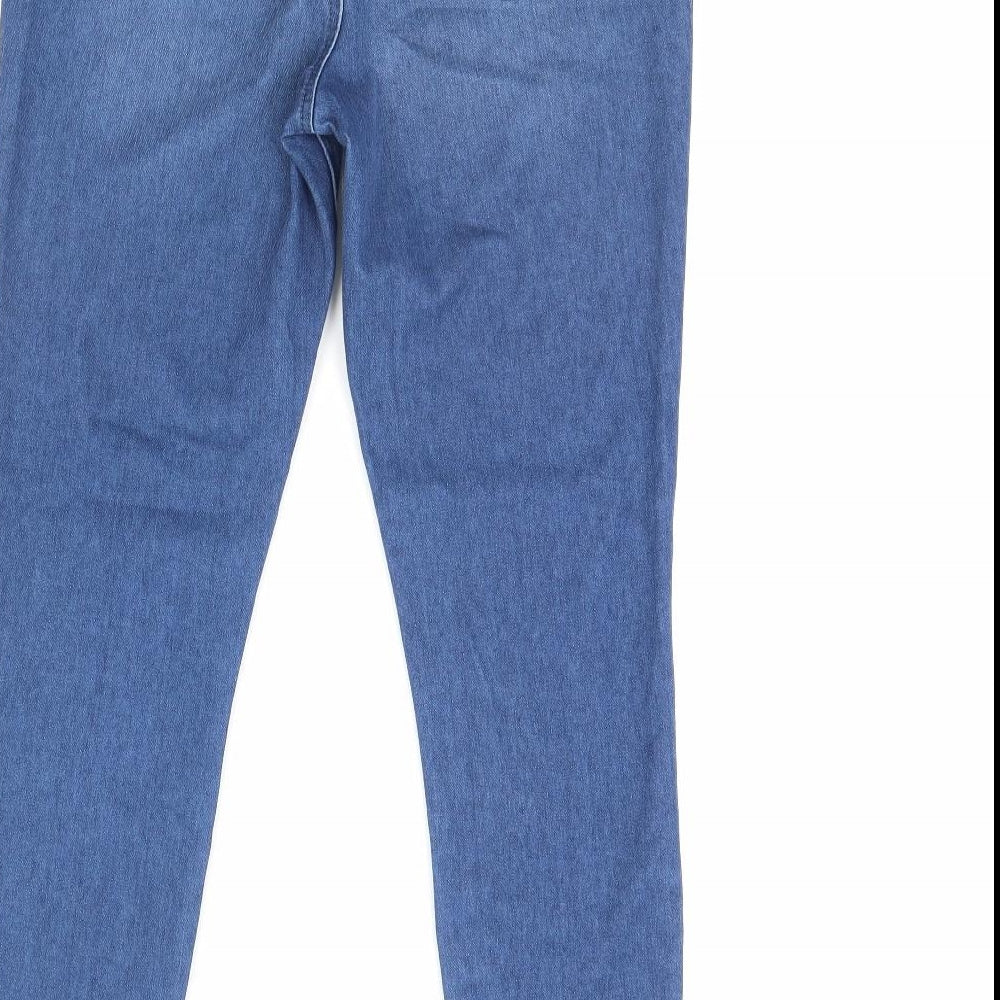 Preworn Womens Blue Denim Skinny Jeans Size 30 in L29 in