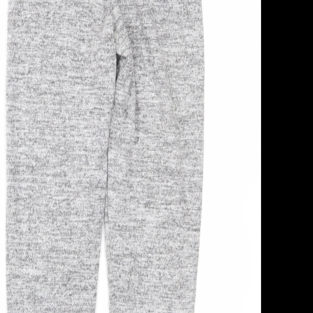 PRETTYLITTLETHING Womens Grey Snow Pants Trousers Size 8 L26 in