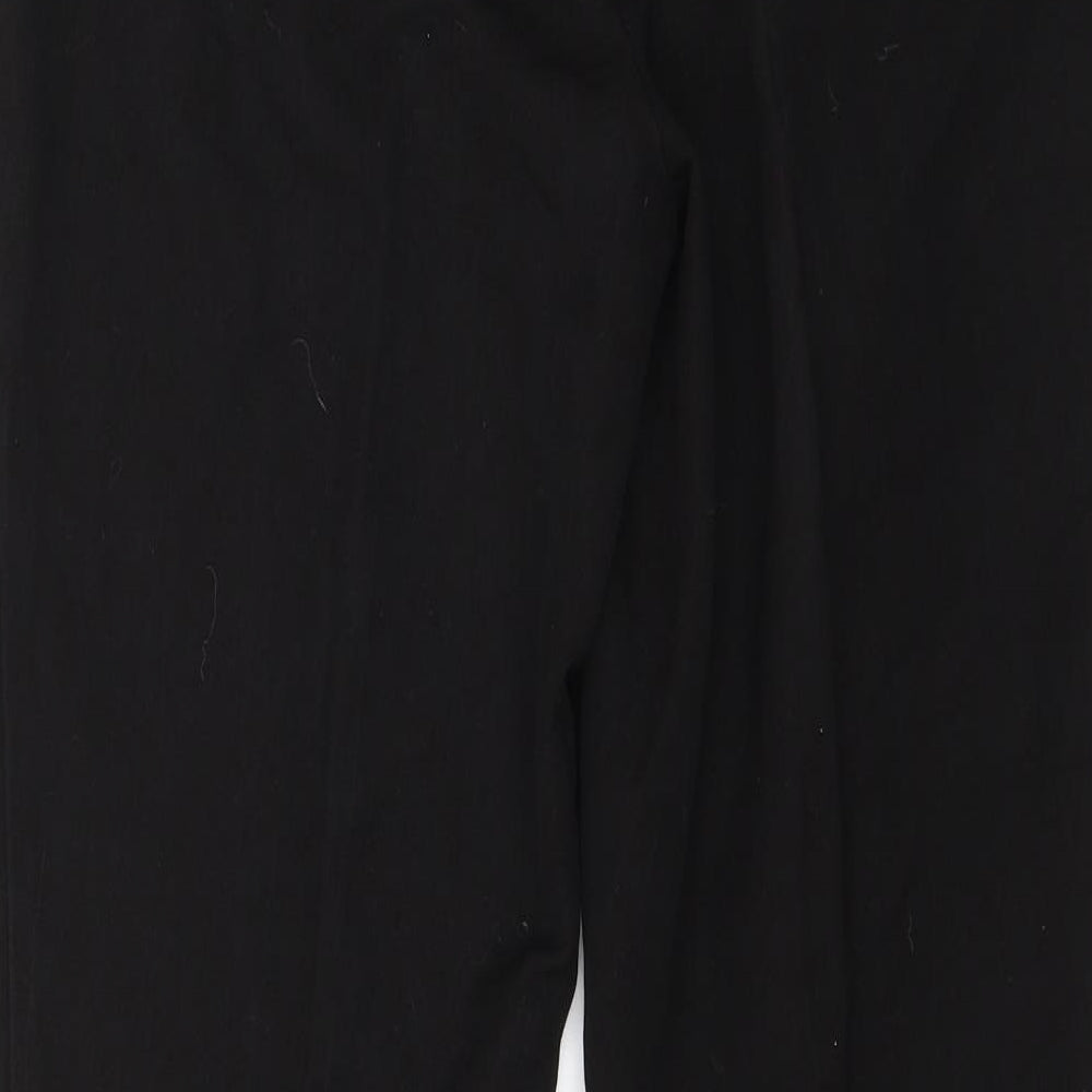 Papaya Womens Black Dress Pants Trousers Size 12 L28 in
