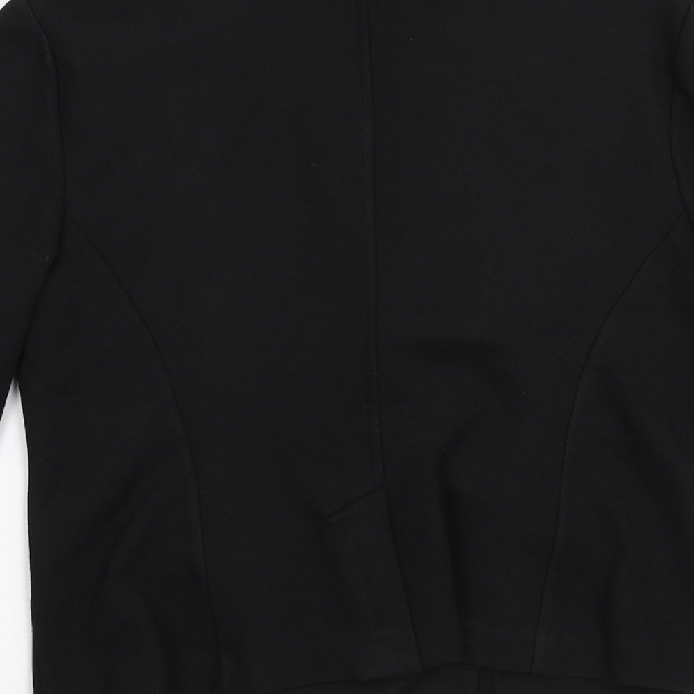 Preworn Womens Black Jacket Blazer Size S