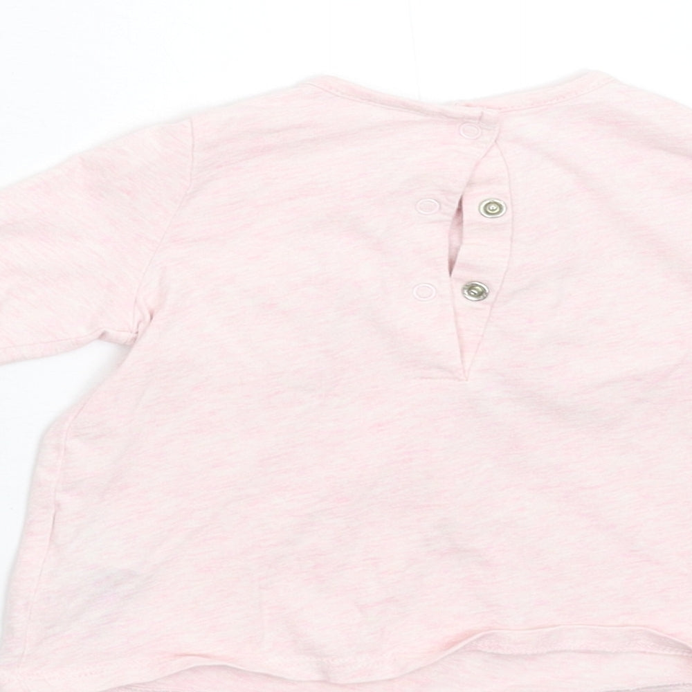 NEXT Baby Pink Basic T-Shirt Size 3-6 Months