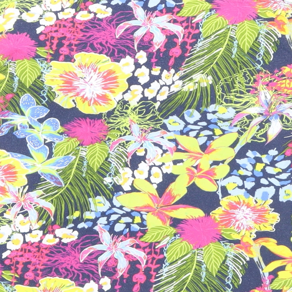 TU Womens Multicoloured Floral Basic Blouse Size 12