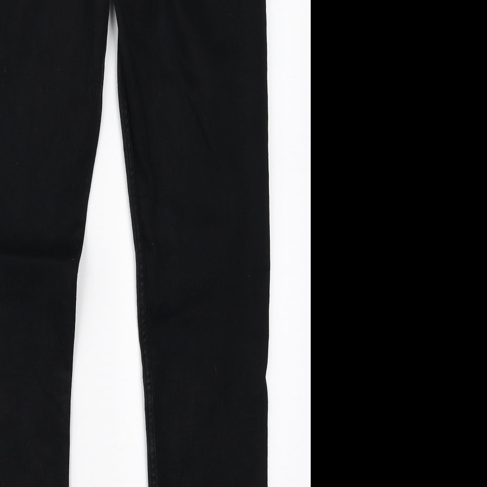 Preworn Mens Black Denim Skinny Jeans Size 27 L27 in
