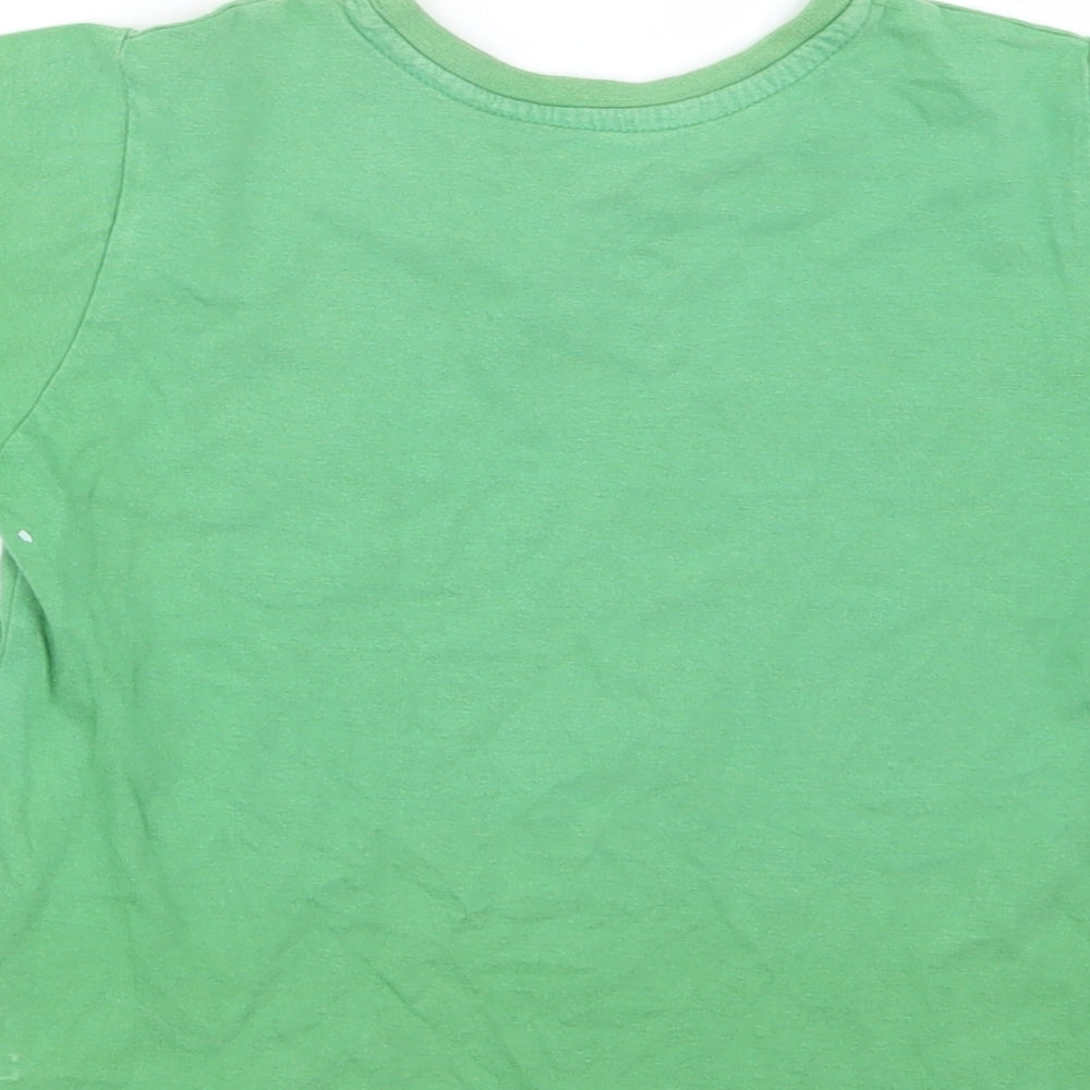 Rebel Boys Green Basic T-Shirt Size 4-5 Years