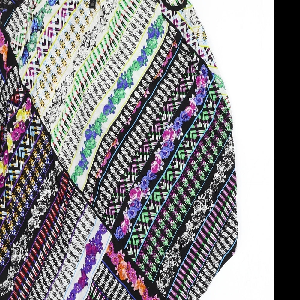 Warehouse Womens Multicoloured Floral Basic Tank Size 10