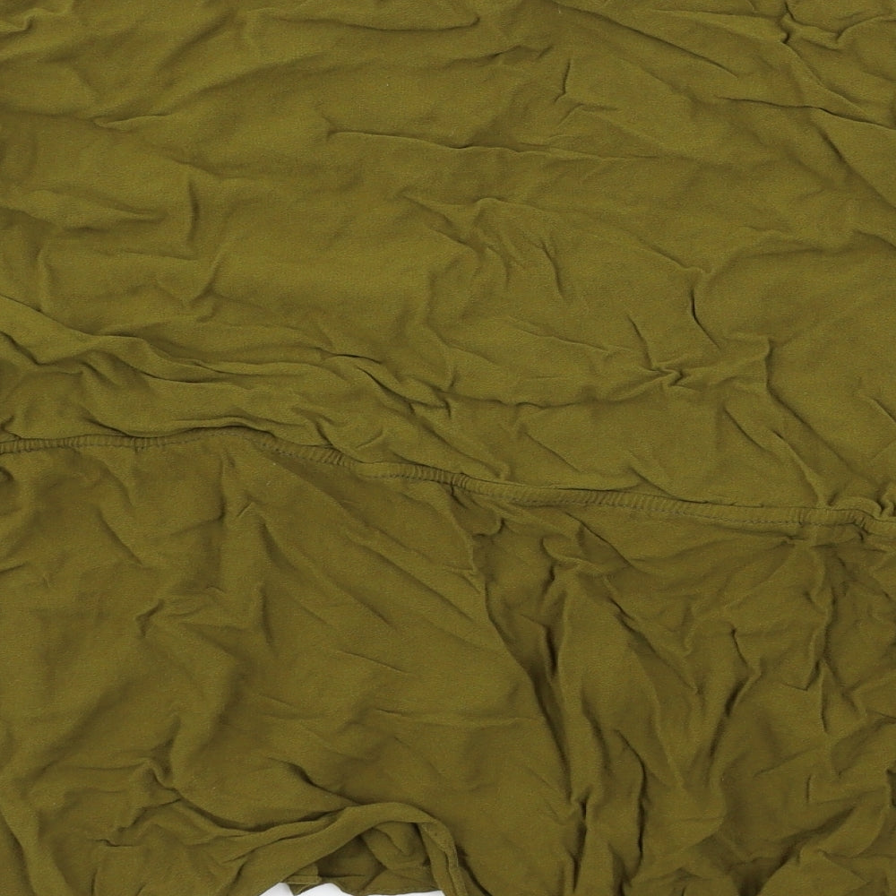River Iskand Womens Green Basic Blouse Size 16