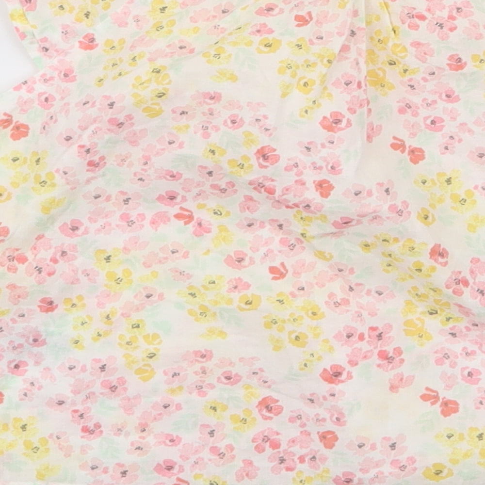 H&M Girls Multicoloured Floral Basic Blouse Size 12 Months
