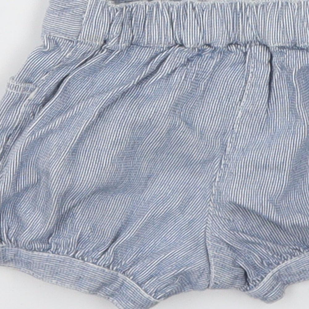 Debenhams Girls Blue Capri Leggings Size 3-6 Months