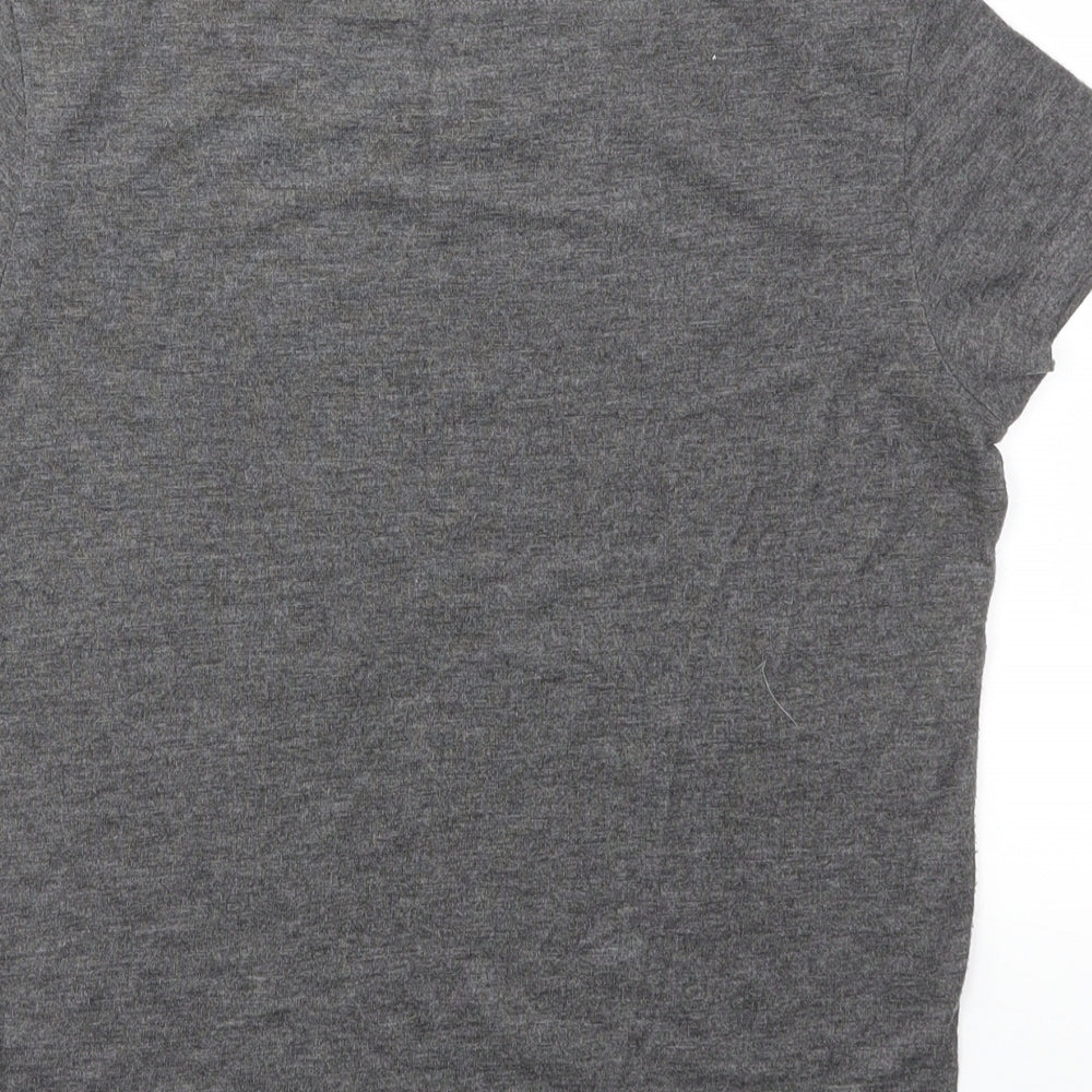 SOFT &SEXY Girls Grey Basic T-Shirt Size S