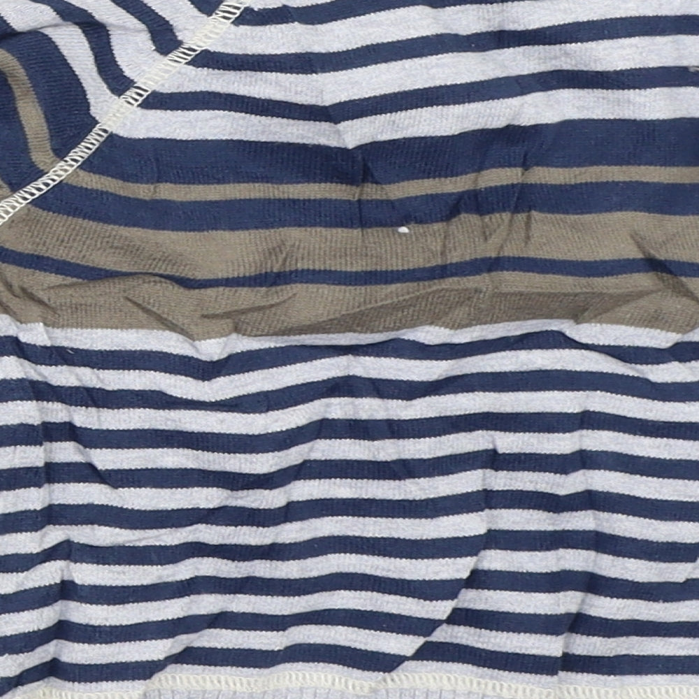 Matalan Boys Grey Striped Pullover Jumper Size 2-3 Years