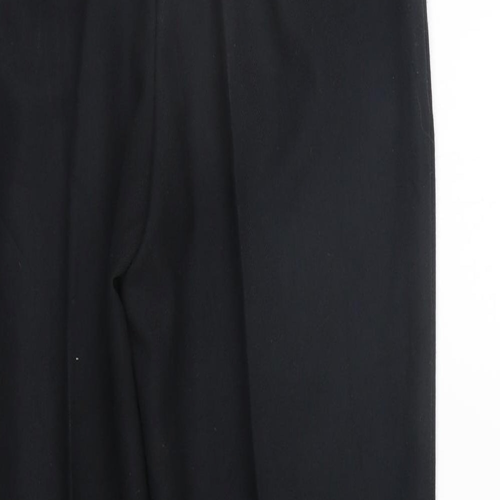 Marks and Spencer Womens Black Trousers Size 10 L26 in