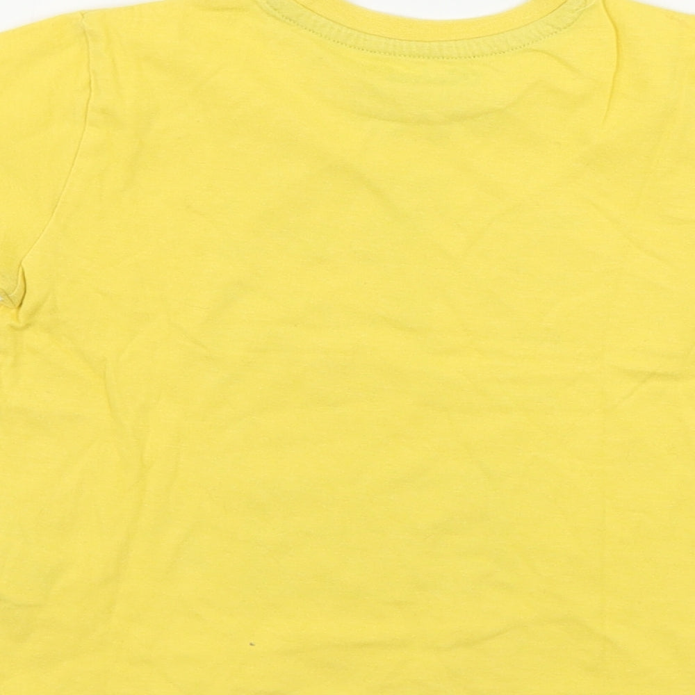 Primark Boys Yellow Basic T-Shirt Size 2-3 Years