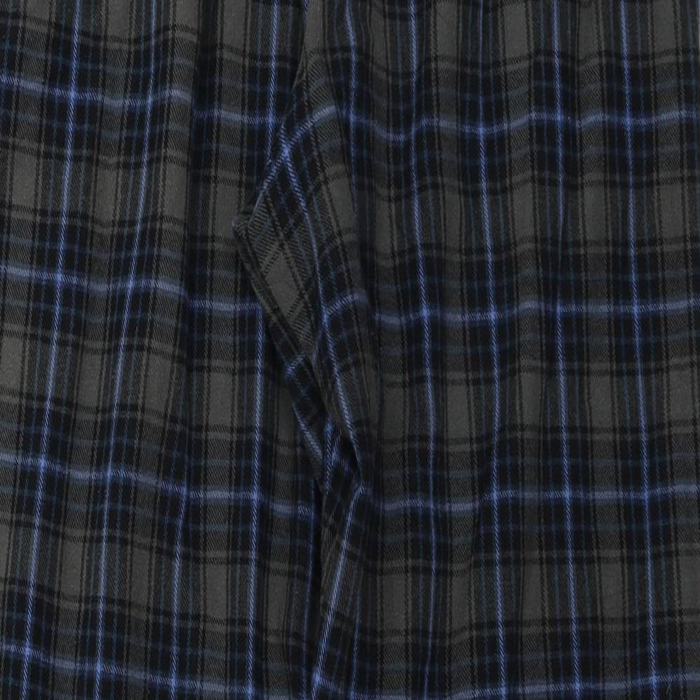 John Partidge Mens Grey Check Trousers Size M L25 in