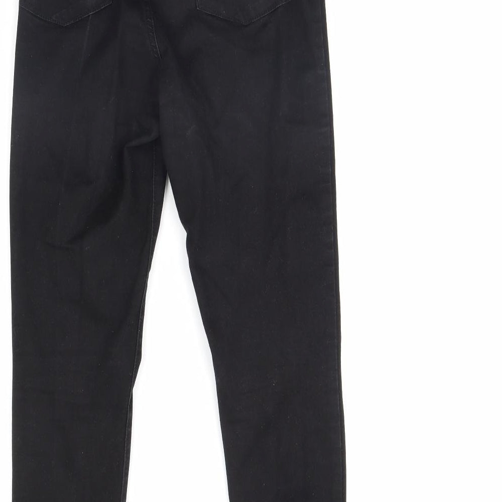 Denim & Co. Womens Black Skinny Jeans Size 12 L29 in