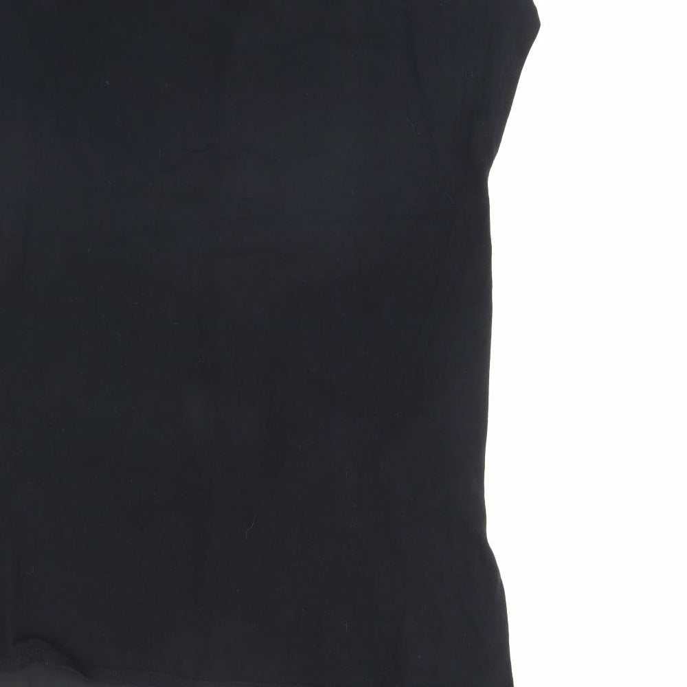 TU Womens Black Basic Tank Size 8