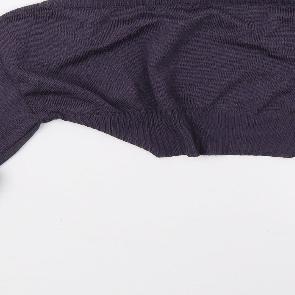XO Girls Purple Shrug Jumper Size 8 Years