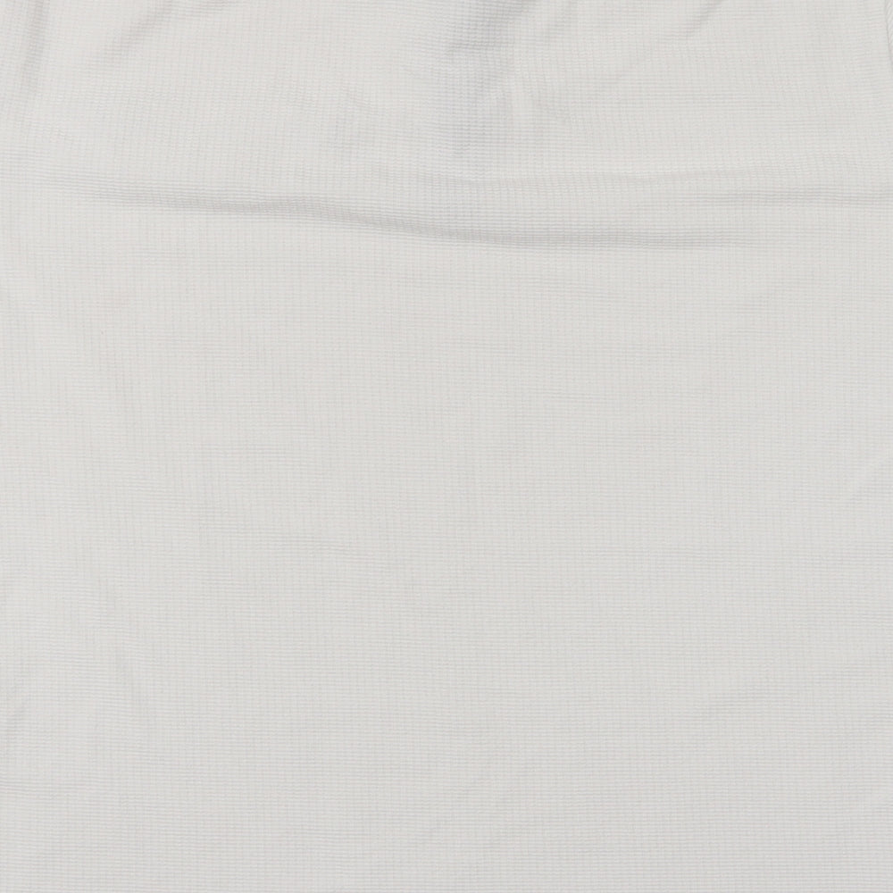 Burton Mens White Button-Up Size L