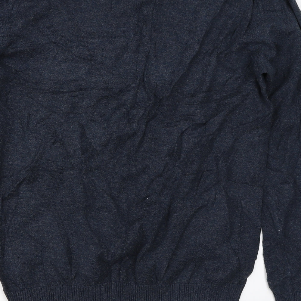 Cedar Wood State Mens Blue Pullover Jumper Size M