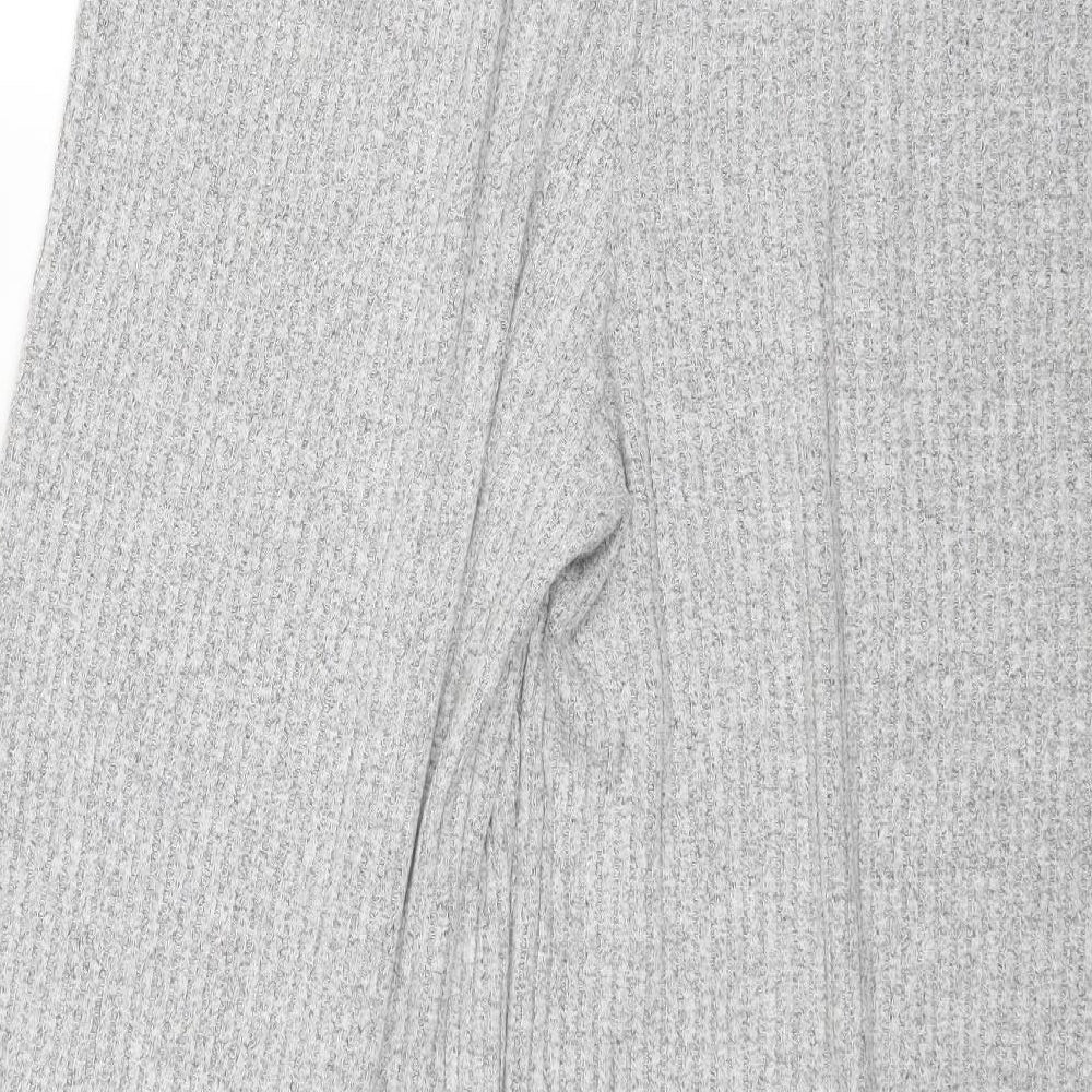Simply Be Womens Grey Trousers Size 14 L27 in