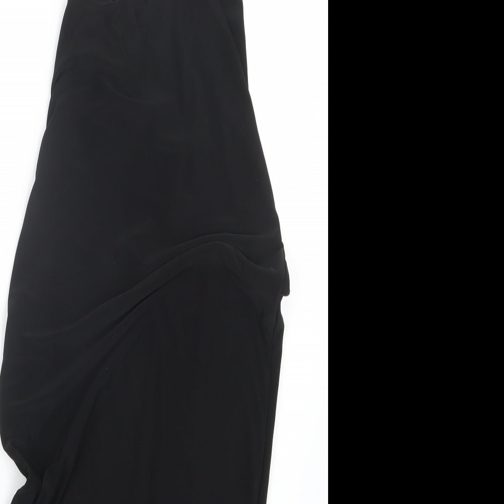 Boohoo Womens Black Bodycon Size 8