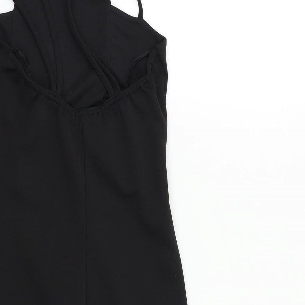 Boohoo Womens Black Mini Size 10