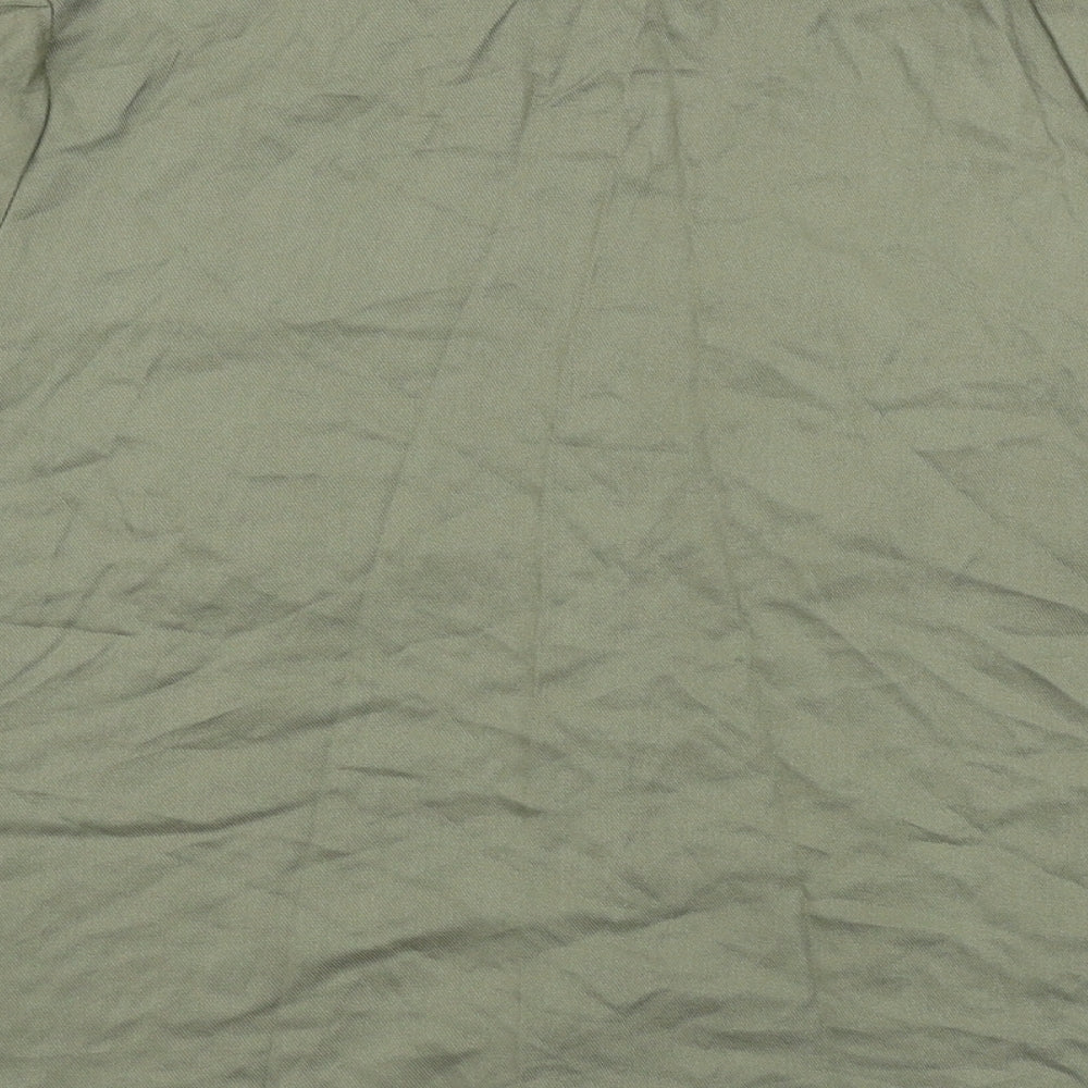 Miss Evie Girls Green Basic Button-Up Size 13-14 Years