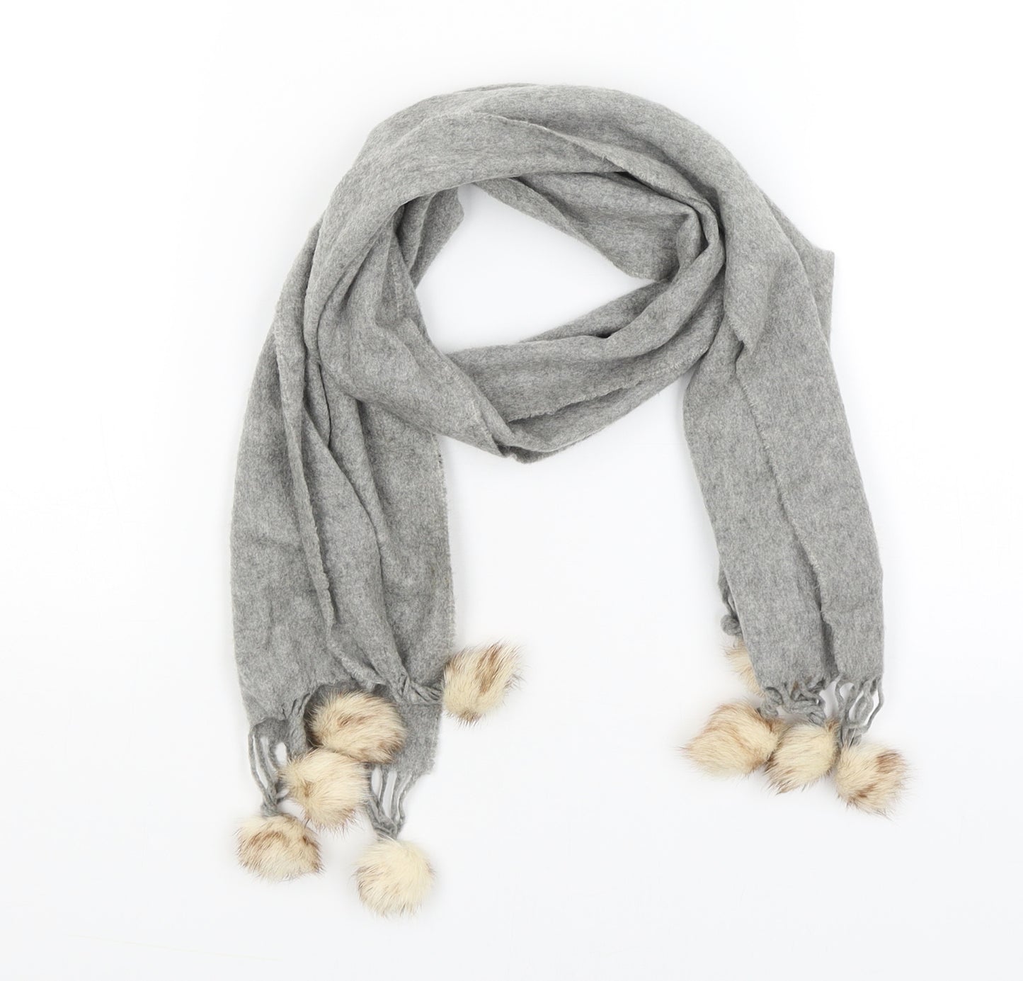 Preworn Womens Grey Scarf