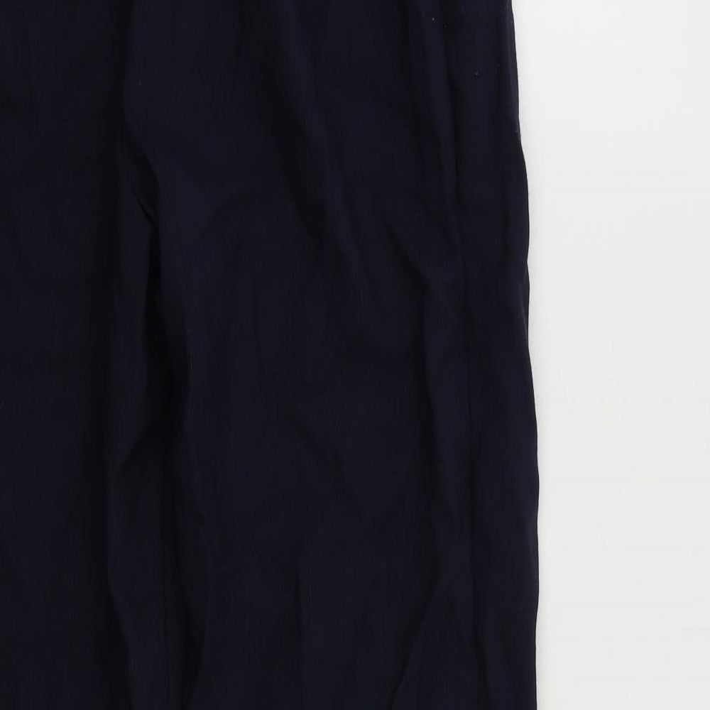 M&S Womens Blue Trousers Size 16 L25 in
