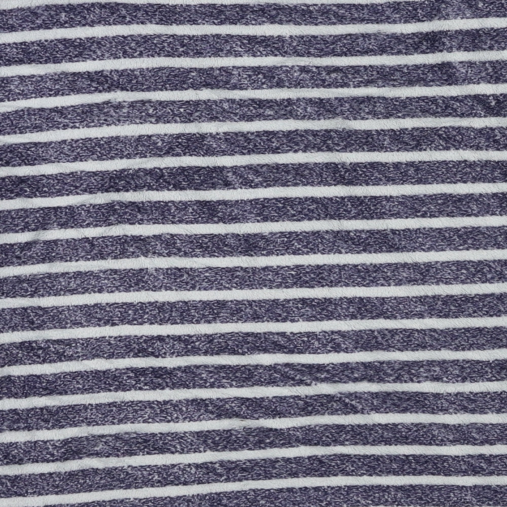 Hudson Bay Womens Blue Striped Top Pyjama Top Size XL