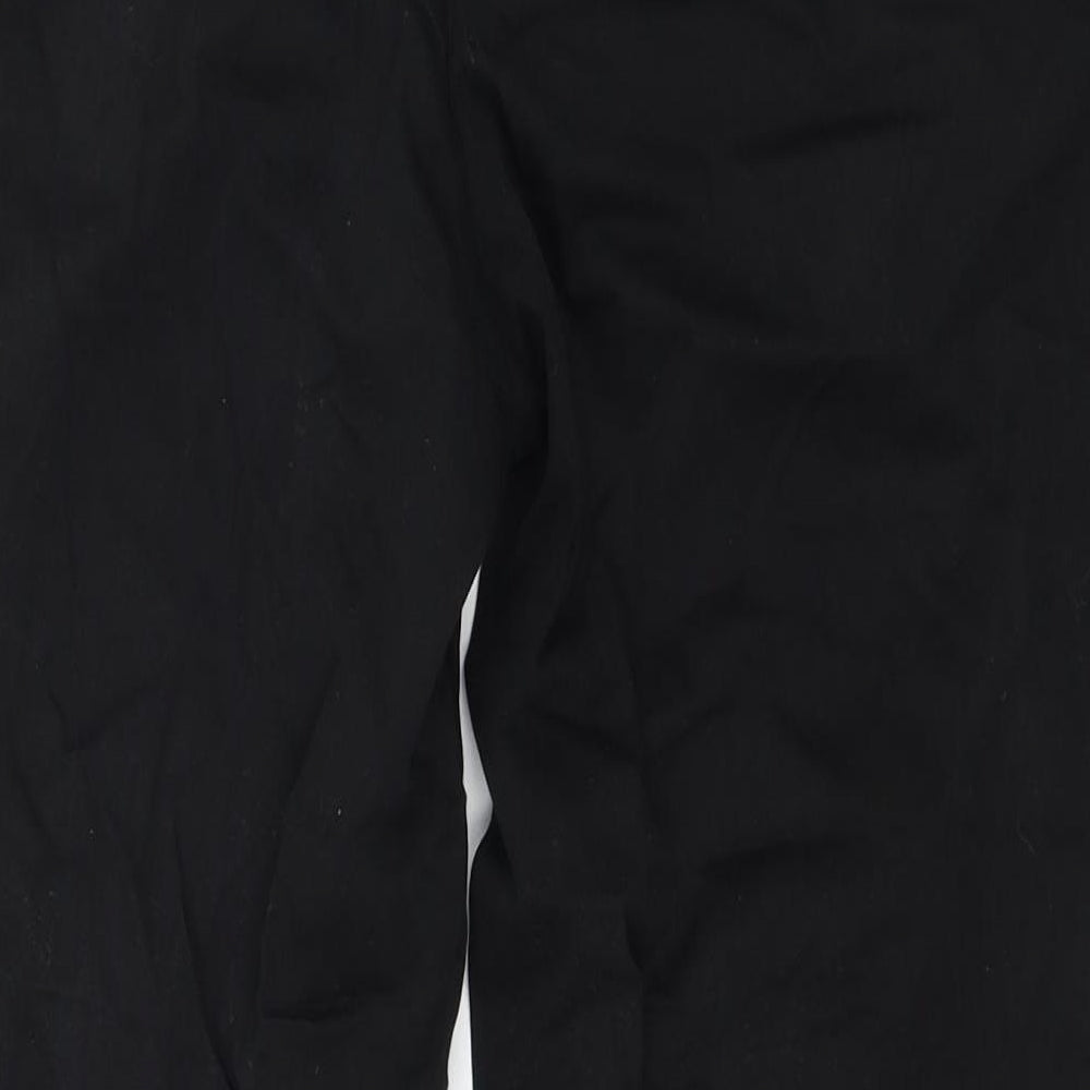 H&M Womens Black Trousers Size 10 L25 in