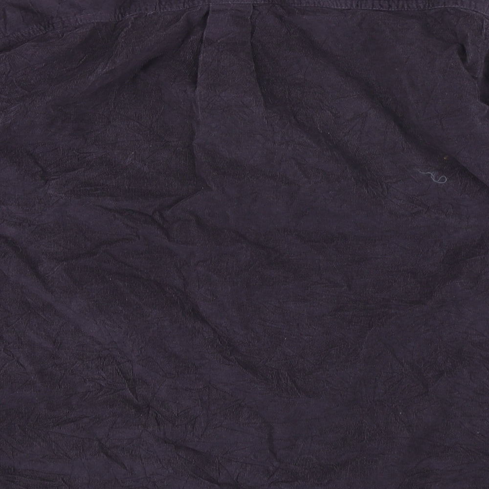 Tom Hagan Mens Blue Corduroy Button-Up Size M