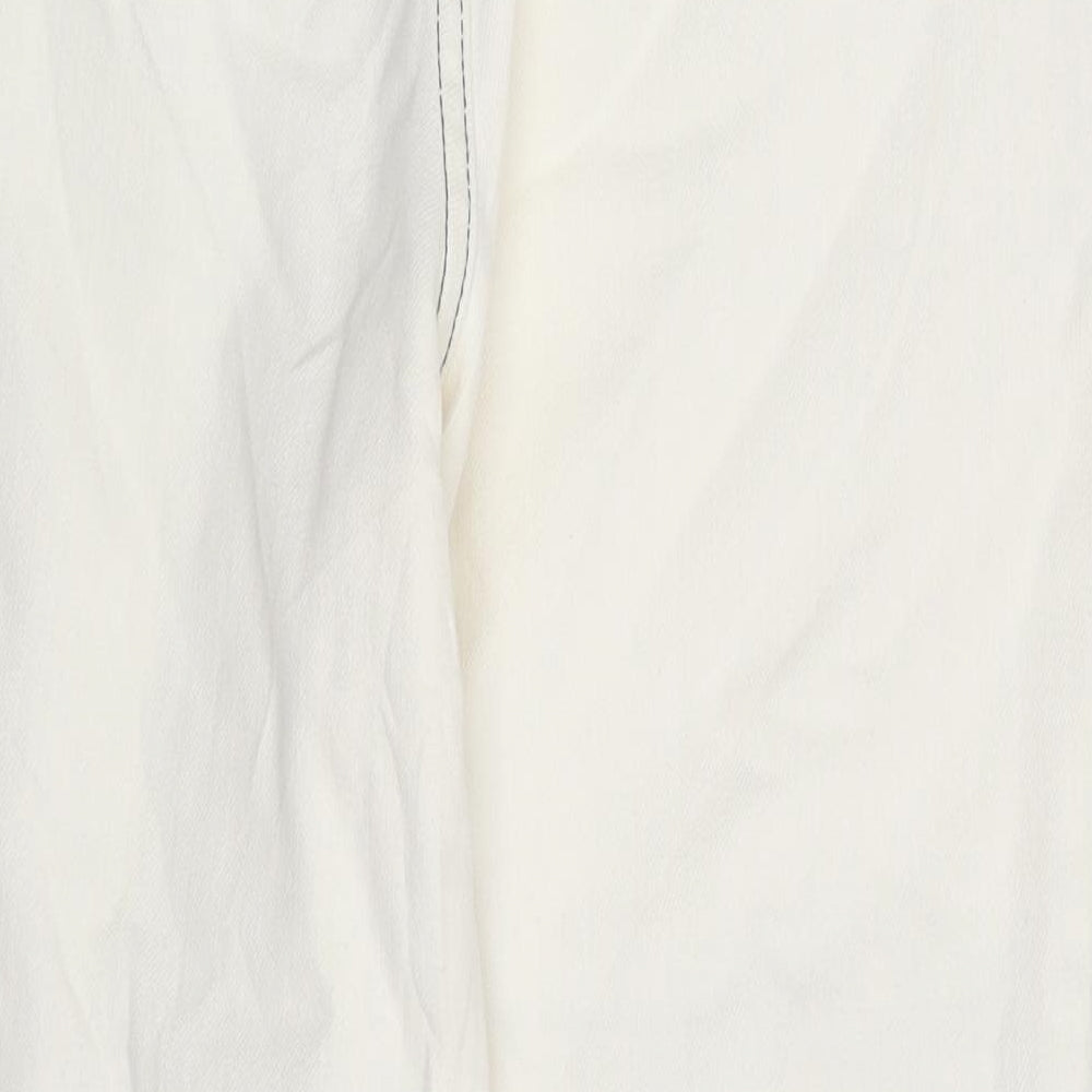 ASOS Womens Ivory Denim Tapered Jeans Size 26 in L25 in