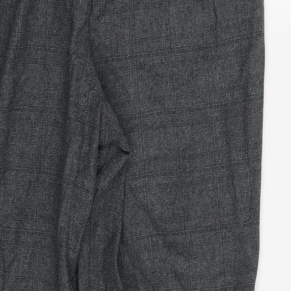 M&S Womens Grey Dress Pants Trousers Size 18 L27 in