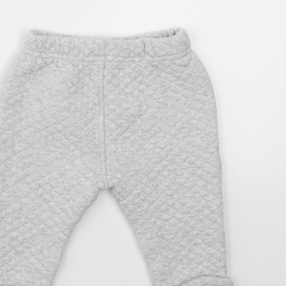 M&S Boys Grey Capri Trousers Size 6-9 Months