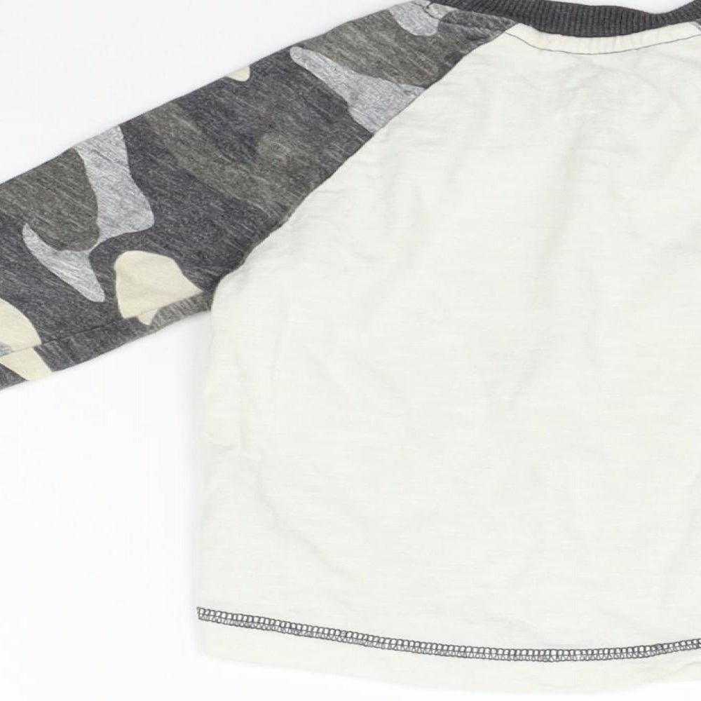 NEXT Boys Grey Basic T-Shirt Size 6-9 Months - amaze