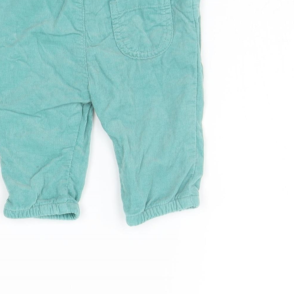 Marks and Spencer Girls Blue Cropped Trousers Size 0-3 Months