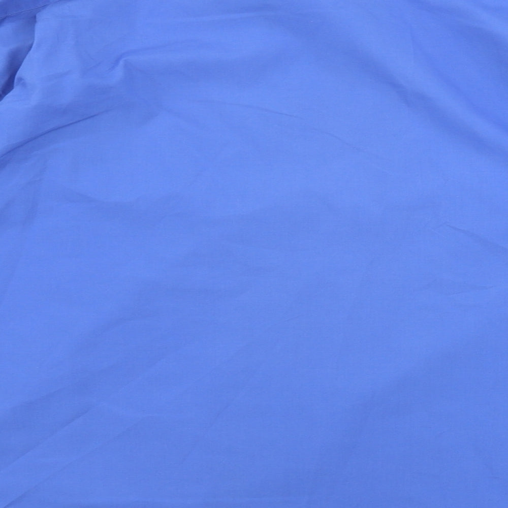 Cedar Wood State Mens Blue Button-Up Size 15
