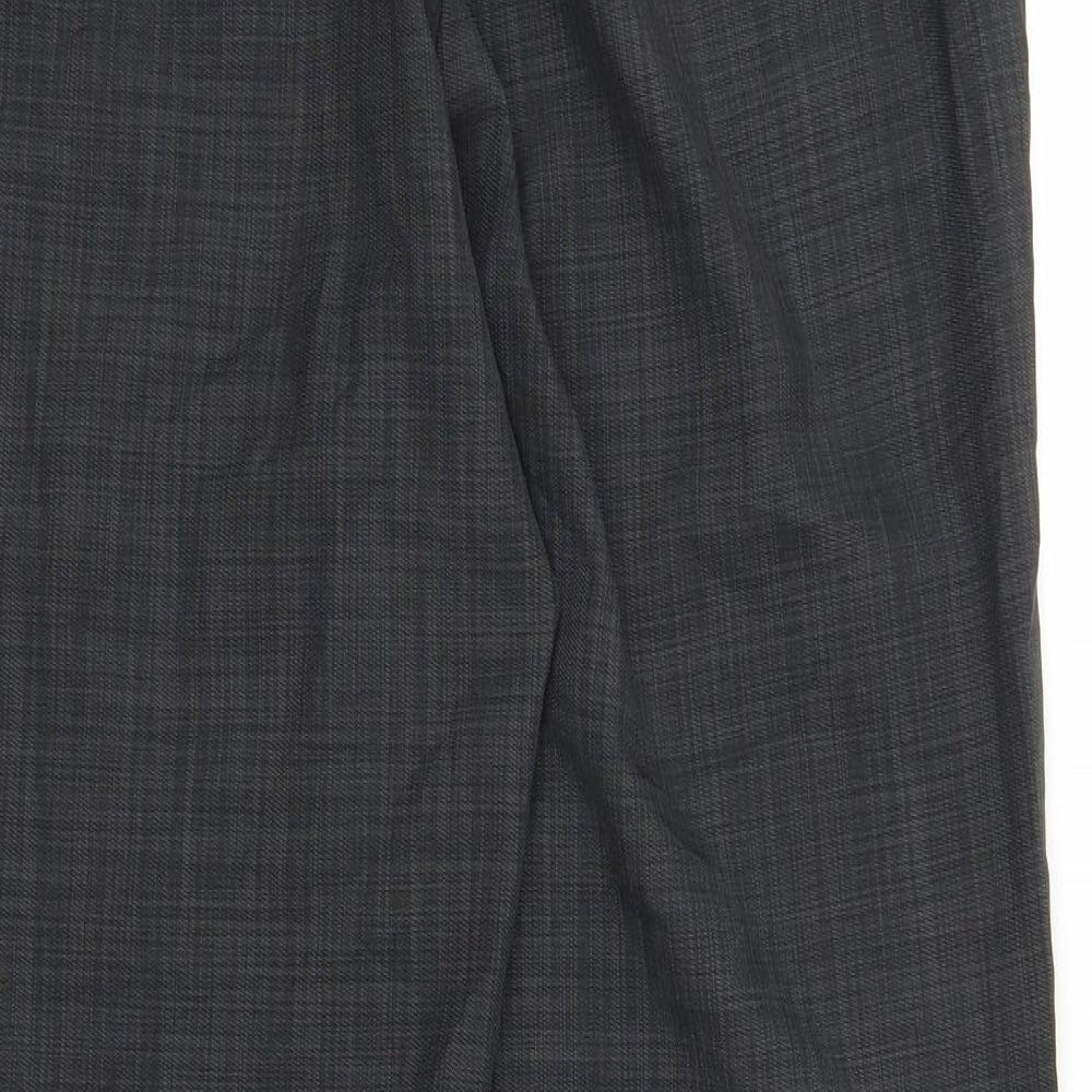 M&S Womens Grey Capri Trousers Size 14 L23 in