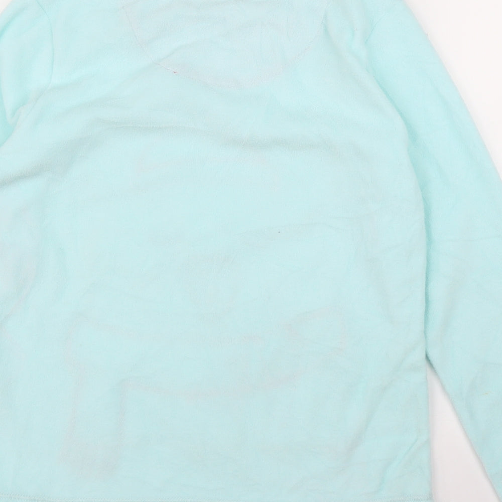 TU Womens Blue Solid Top Pyjama Top Size 8